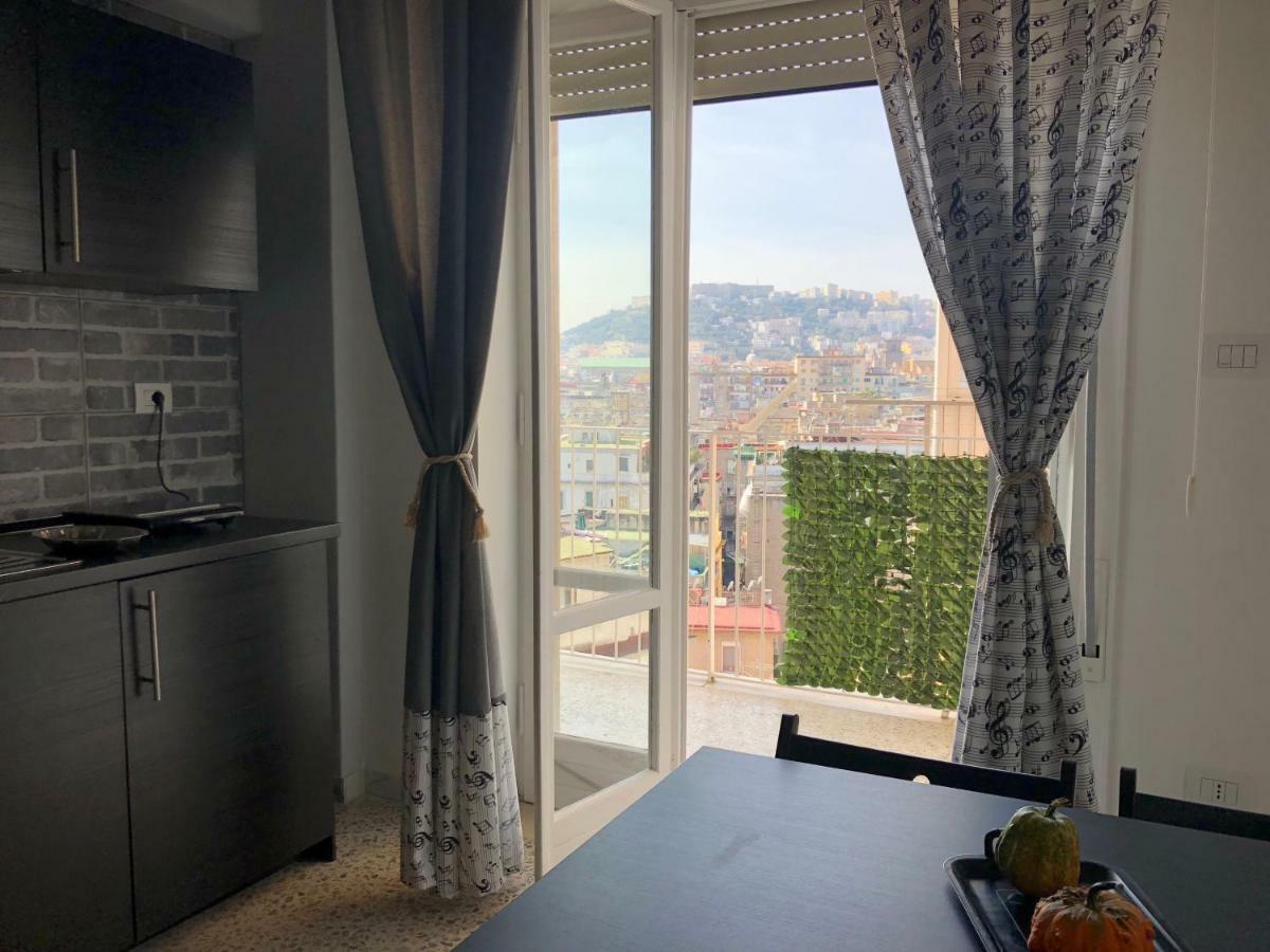 Ottieri Apartment Napoli Room&Kitchen With Panoramic View Kültér fotó